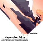 Mountains Art - Orange - E-XL Mousepad - Image 5