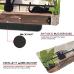 Relaxed Black Kittens - Green - E-XL Mousepad - Image 3