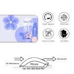 Bubble Tea Cup - Blue - XL Mousepad - Image 4