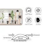 Playing Black Kittens - Grey - E-XL Mousepad - Image 4