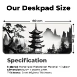 Japanese Zen Temple - XL Mousepad - Image 2