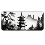 Japanese Zen Temple - E-XL Mousepad