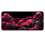 Chilling Deadpool - XXL Mousepad
