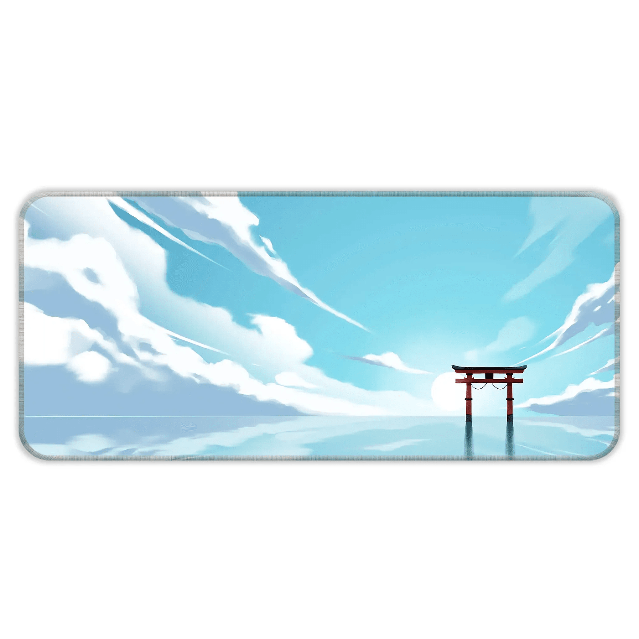 TM_SAMA_370_00010-9.png Tori Gate - Sunny Day - E-XL Mousepad - Image 1