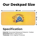 Chennai Super Kings – E-XL Size Mousepad (Special IPL Edition) - Image 2