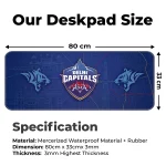Delhi Capitals – E-XL Size Mousepad (Special IPL Edition) - Image 2