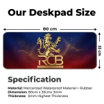 Royal Challengers Banglore – E-XL Size Mousepad (Special IPL Edition) - Image 2