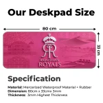 Rajasthan Royals – E-XL Size Mousepad (Special IPL Edition) - Image 2